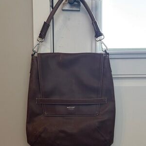 Matt & Nat Dark Brown Men's Messenger Bag